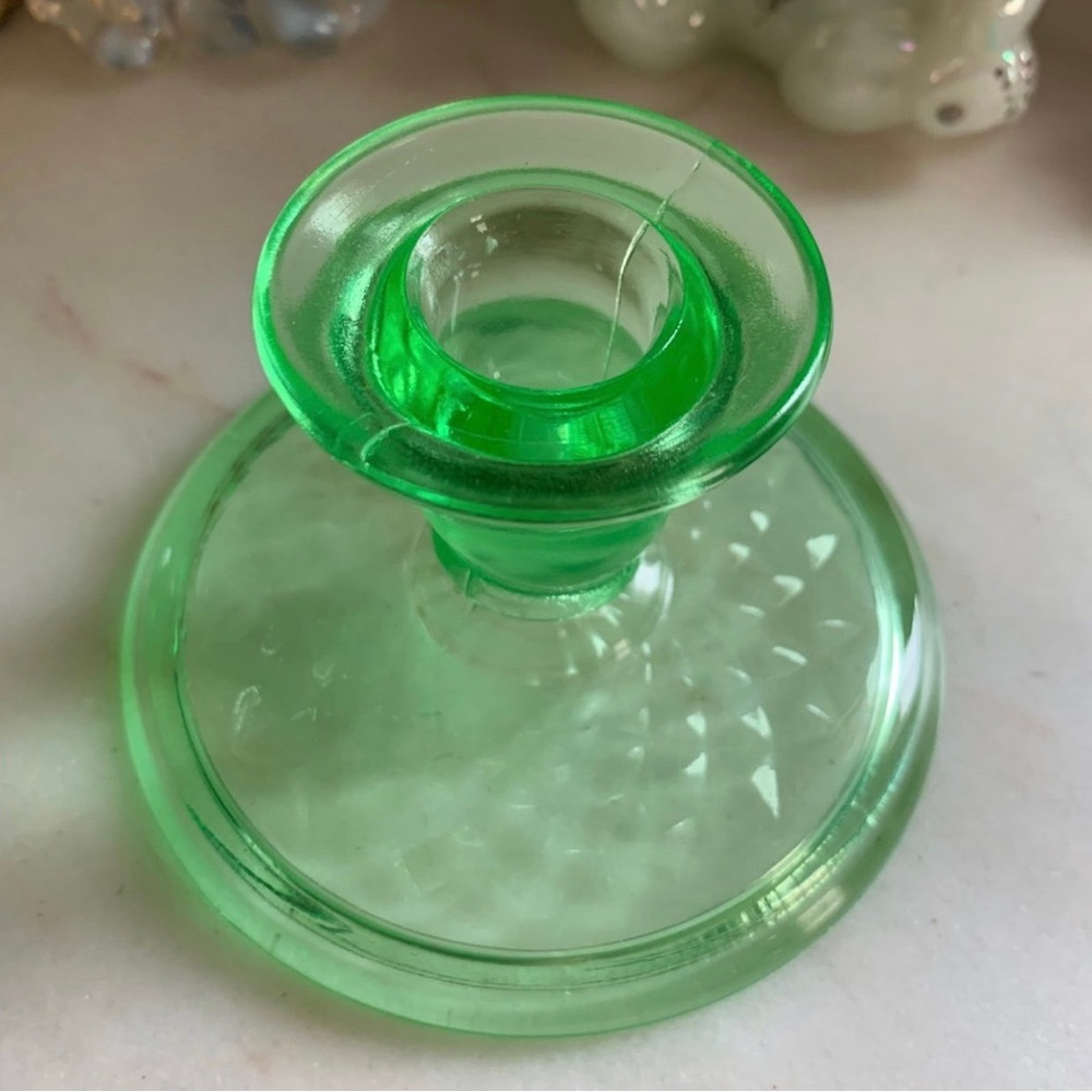 Vintage Imperial Diamond Candleholder - Picture 2 of 3